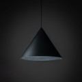 Lampa wisząca w stylu minimalistycznym, czarny stożkowy klosz 10059 TK Lighting