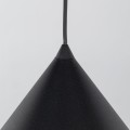 Lampa wisząca w stylu minimalistycznym, czarny stożkowy klosz 10059 TK Lighting