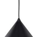 Lampa wisząca w stylu minimalistycznym, czarny stożkowy klosz 10059 TK Lighting