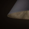 Lampa wisząca w stylu minimalistycznym, czarny stożkowy klosz 10059 TK Lighting