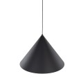 Lampa wisząca w stylu minimalistycznym, czarny stożkowy klosz 10059 TK Lighting