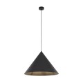 Lampa wisząca w stylu minimalistycznym, czarny stożkowy klosz 10059 TK Lighting