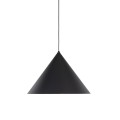 Lampa wisząca w stylu minimalistycznym, czarny stożkowy klosz 10059 TK Lighting