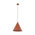 Lampa wisząca z kloszem stożkiem w ceglanym kolorze E27 10065 TK Lighting