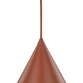 Lampa wisząca z kloszem stożkiem w ceglanym kolorze E27 10065 TK Lighting