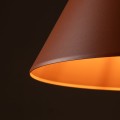 Lampa wisząca z kloszem stożkiem w ceglanym kolorze E27 10065 TK Lighting