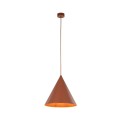 Lampa wisząca z kloszem stożkiem w ceglanym kolorze E27 10065 TK Lighting