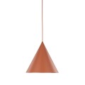 Lampa wisząca z kloszem stożkiem w ceglanym kolorze E27 10065 TK Lighting