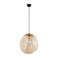Lampa wisząca SOL gwint E27 moc 15W styl nowoczesny szklany klosz | złoty 4261 TK lighting