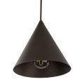 Lampa wisząca CONO E27 Brązowy - klosz stal lakierowana 10073 TK Lighting