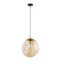 Lampa wisząca SOL gwint E27 moc 15W styl nowoczesny szklany klosz | złoty 4261 TK lighting