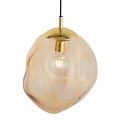 Lampa wisząca SOL gwint E27 moc 15W styl nowoczesny szklany klosz | złoty 4261 TK lighting