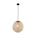 Lampa wisząca SOL gwint E27 moc 15W styl nowoczesny szklany klosz | złoty 4261 TK lighting