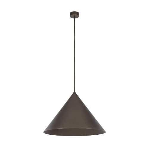 Lampa wisząca do salonu stożek CONO BROWN E27 stal lakierowana 10062 TK Lighting