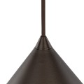 Lampa wisząca do salonu stożek CONO BROWN E27 stal lakierowana 10062 TK Lighting