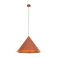 Lampa wisząca w kolorze ceglanym do nowoczesnego salonu, na E27 10089 TK Lighting