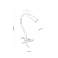 Lampka nocna biała z mocowaniem na G9 LAGOS WHITE 16024 TK Lighting