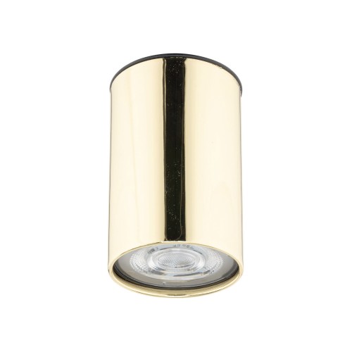 Spot lampa natynkowa tuba złoty połysk TOP GU10 5736 TK Lighting