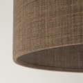 Lampa podłogowa, elegancka złota noga UMBERTO E27 brązowy klosz 16031 TK Lighting