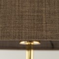 Lampa podłogowa, elegancka złota noga UMBERTO E27 brązowy klosz 16031 TK Lighting
