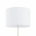 Lampa podłogowa UMBERTO E27 Złota noga klosz abażur biały 16033 TK Lighting
