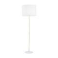 Lampa podłogowa UMBERTO E27 Złota noga klosz abażur biały 16033 TK Lighting