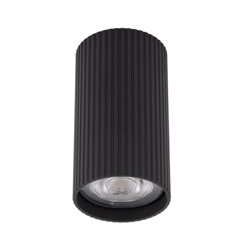 Spot tuba natynkowa czarna TUNE na GU10 minimalistyczna salon 10022 TK Lighting