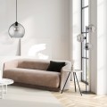 Lampa wisząca z kulistym, szklanym kloszem w kolorze grafitowym 4292 TK Lighting
