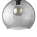 Lampa wisząca z kulistym, szklanym kloszem w kolorze grafitowym 4292 TK Lighting