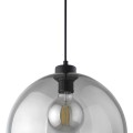 Lampa wisząca z kulistym, szklanym kloszem w kolorze grafitowym 4292 TK Lighting