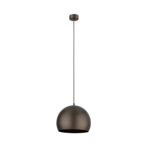 Lampa wisząca pojedyncza do wnętrz rustykalnych, stalowy klosz 10171 TK Lighting