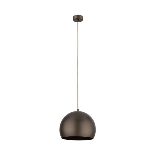 Lampa wisząca pojedyncza do wnętrz rustykalnych, stalowy klosz 10171 TK Lighting