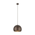 Lampa wisząca pojedyncza do wnętrz rustykalnych, stalowy klosz 10171 TK Lighting
