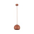 Lampa wisząca ZOE S w nowoczesnym ceglanym kolorze do salonu 10174 TK Lighting