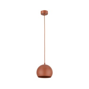Lampa wisząca ZOE S w nowoczesnym ceglanym kolorze do salonu 10174 TK Lighting