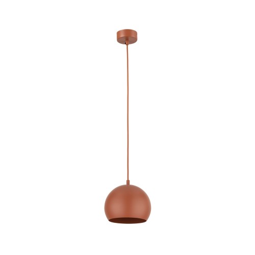 Lampa wisząca ZOE S w nowoczesnym ceglanym kolorze do salonu 10174 TK Lighting
