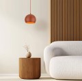 Lampa wisząca ZOE S w nowoczesnym ceglanym kolorze do salonu 10174 TK Lighting