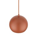 Lampa wisząca ZOE S w nowoczesnym ceglanym kolorze do salonu 10174 TK Lighting