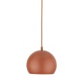 Lampa wisząca ZOE S w nowoczesnym ceglanym kolorze do salonu 10174 TK Lighting