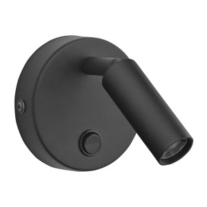 ENZO BLACK KINKIET 1 PŁ G_9 4237 TK Lighting