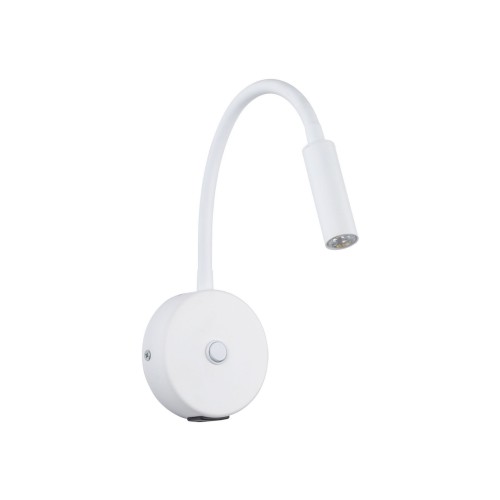 Kinkiet Lagos biały z wbudowanym USB regulacja ramienia na G9 10202 TK Lighting