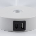 Kinkiet Lagos biały z wbudowanym USB regulacja ramienia na G9 10202 TK Lighting