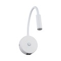 Kinkiet Lagos biały z wbudowanym USB regulacja ramienia na G9 10202 TK Lighting