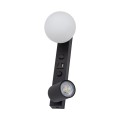 Nowoczesny kinkiet czarny z 2 źródłami światła, ładowarka USB 10152 TK Lighting