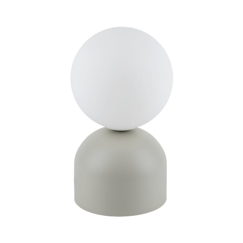Lampka nocna do sypialni w stylu skandynawskim, szklany klosz 16038 TK Lighting