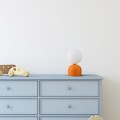 Lampka nocna pomarańczona ze okrągłym kloszem MIKI ORANGE 16041 TK Lighting