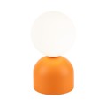 Lampka nocna pomarańczona ze okrągłym kloszem MIKI ORANGE 16041 TK Lighting