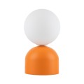 Lampka nocna pomarańczona ze okrągłym kloszem MIKI ORANGE 16041 TK Lighting