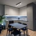 Lampka nocna z mlecznym kloszem so sypialni czarna MIKI 16044 TK Lighting