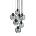 Lampa wisząca CUBUS z grafitowymi szklanymi kloszami do salonu 10207 TK Lighting